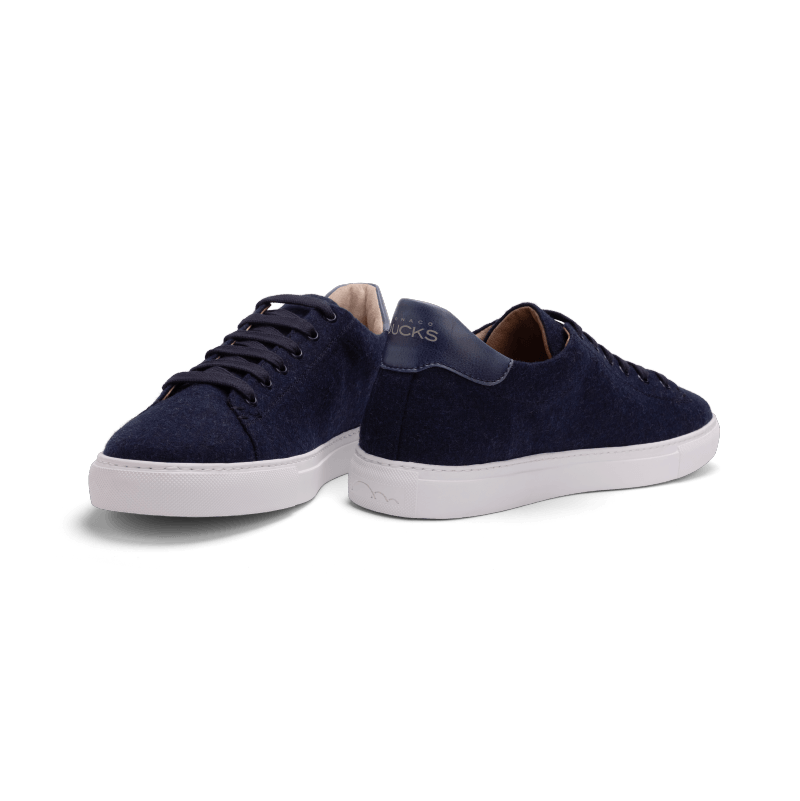 Sneaker MOD.1 wool / navy - MONACO DUCKS
