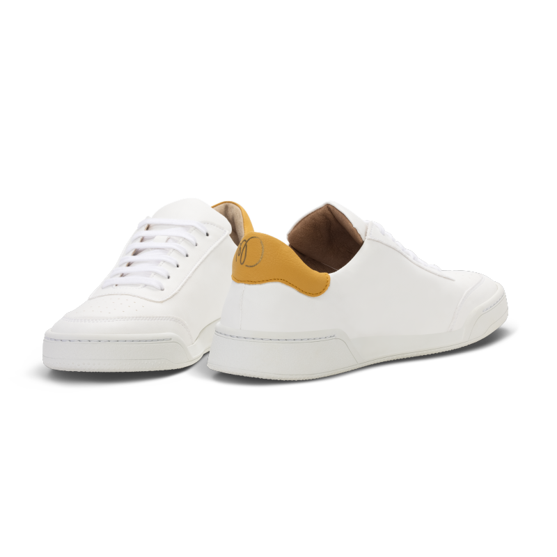 Sneaker MOD.3 vegan / weiß-gelb