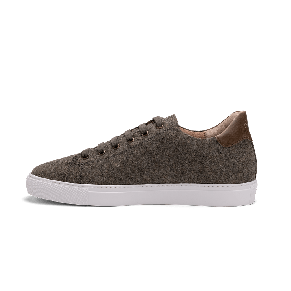 Sneaker MOD.1 wool / khaki - MONACO DUCKS