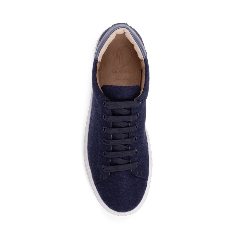 Sneaker MOD.1 wool / navy - MONACO DUCKS
